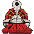 Espaldera Bordada TANK Heavy Metal