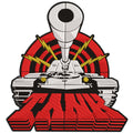 Espaldera Bordada TANK Heavy Metal