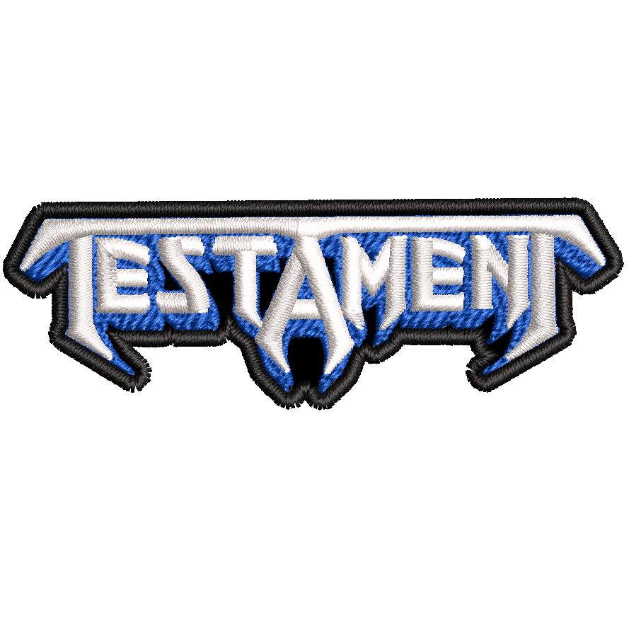 Parche Bordado Mini TESTAMENT Trash Metal