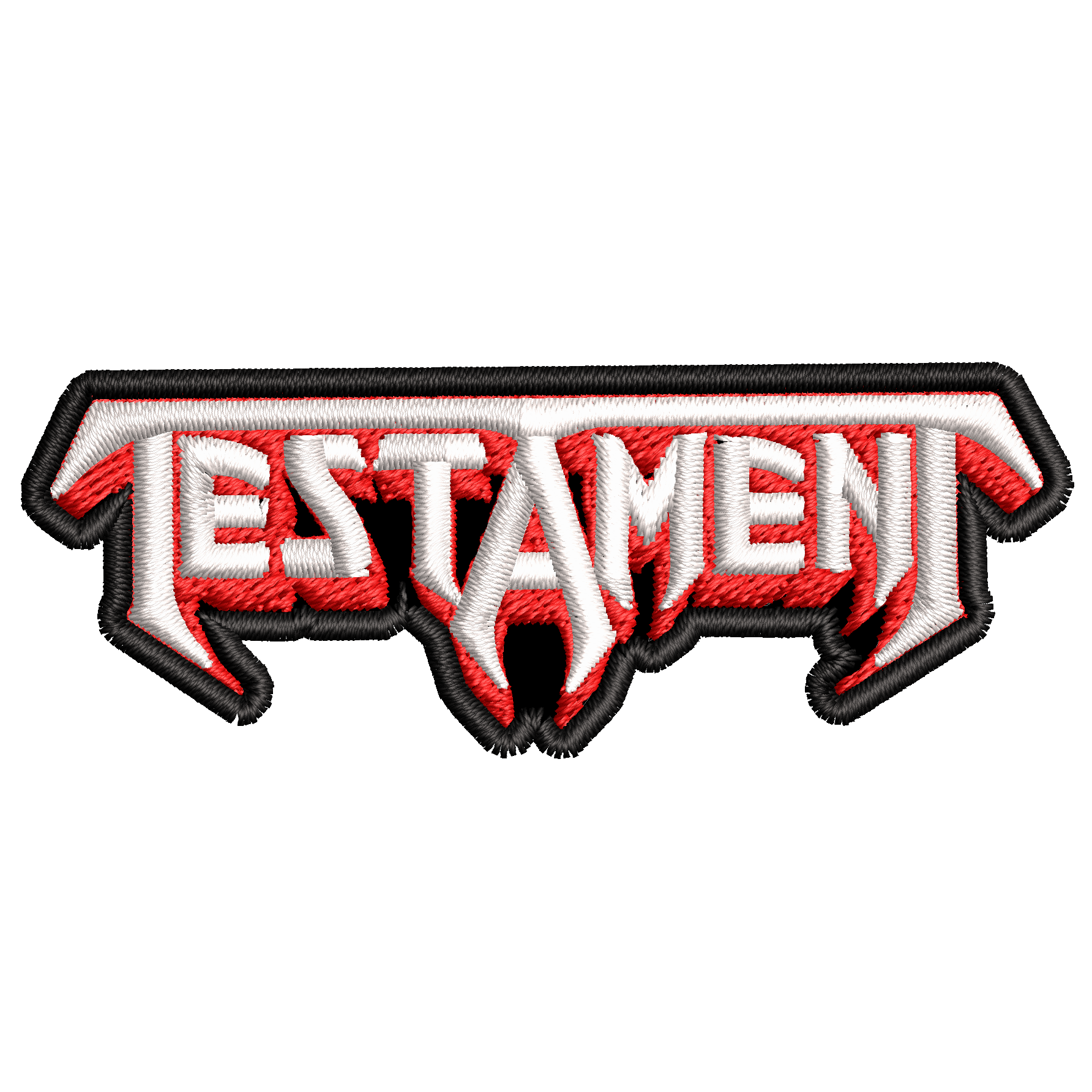 Parche Bordado Mini TESTAMENT Trash Metal