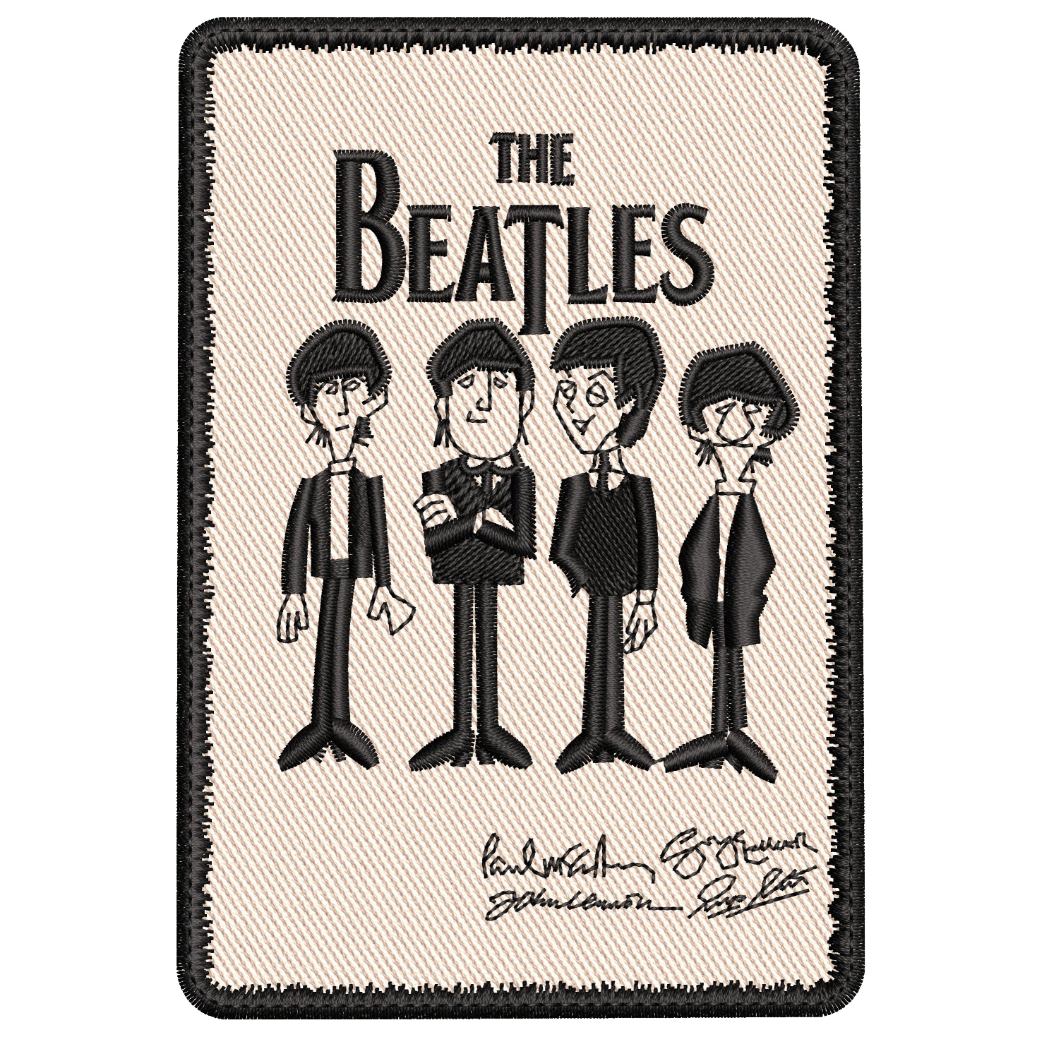 Parche Bordado THE BEATLES Rock