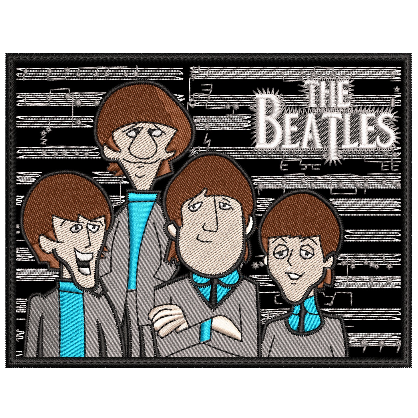 Parche Bordado THE BEATLES Rock