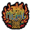 Parche Bordado THE METAL FEST Thrash Metal Power Metal Heavy Metal