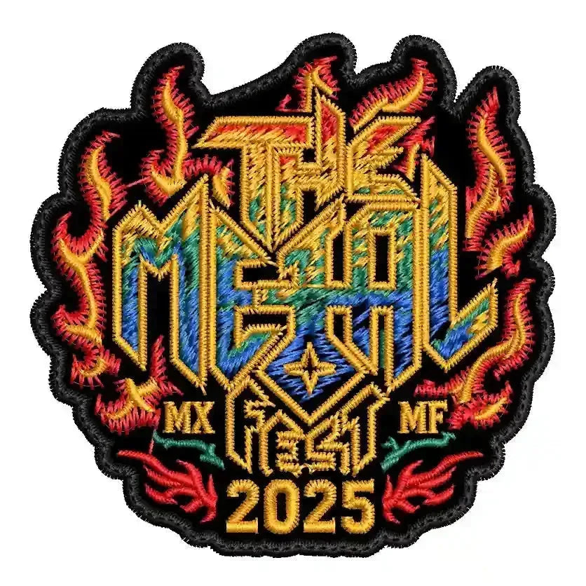 Parche Bordado THE METAL FEST Thrash Metal Power Metal Heavy Metal