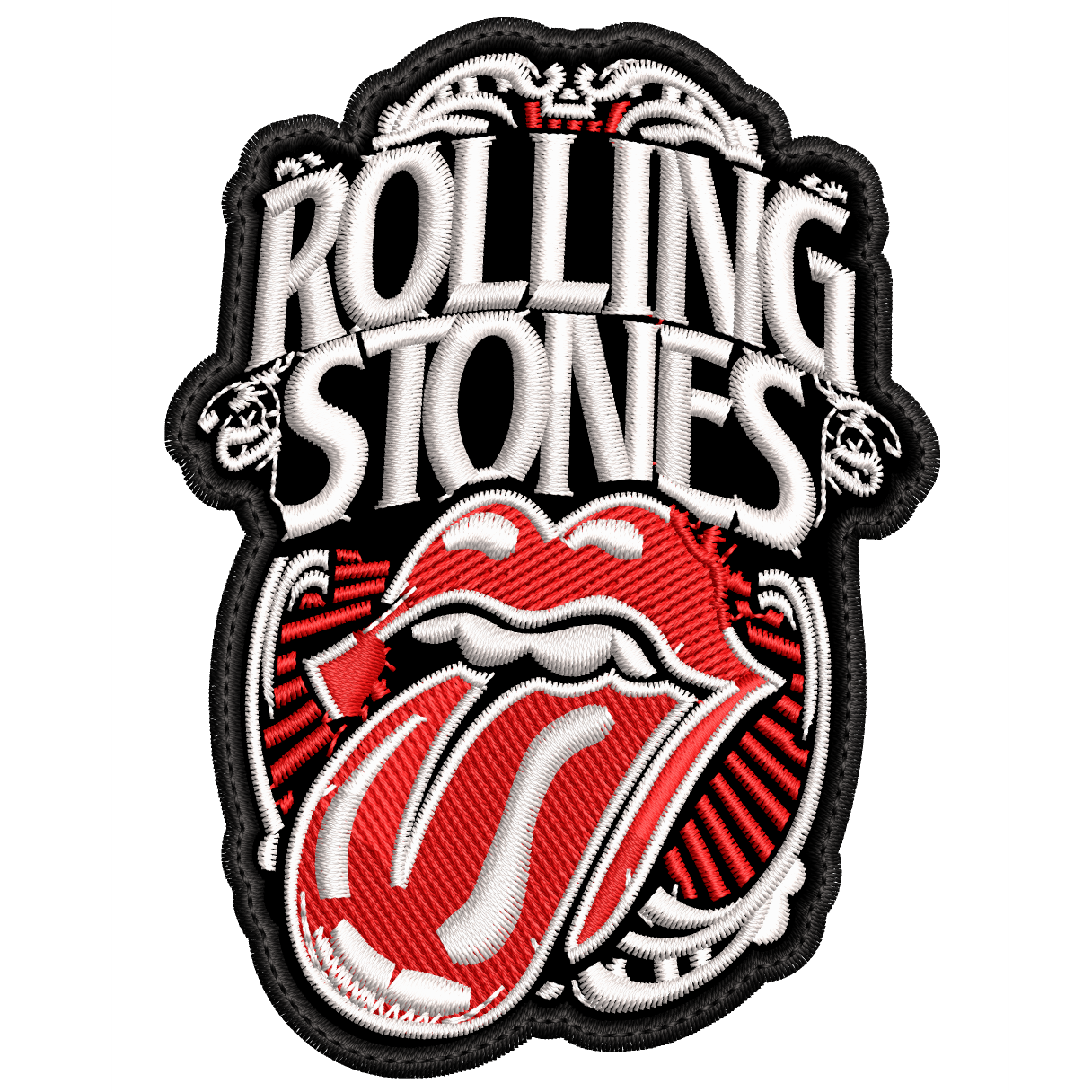 Parche Bordado THE ROLLING STONES Rock & Roll