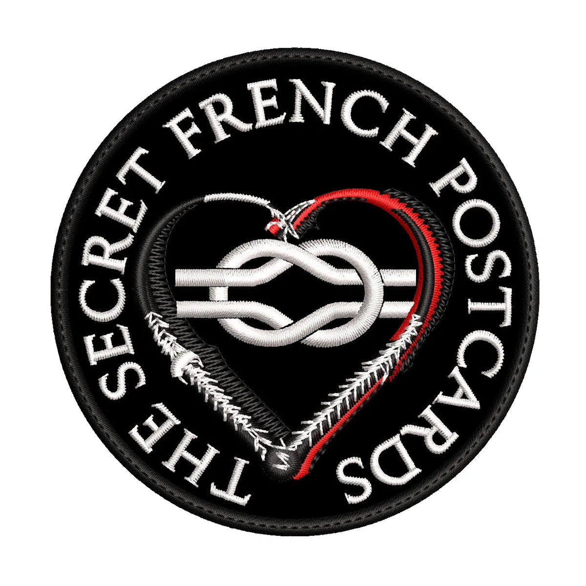 Parche Bordado THE SECRET FRENCH POSTCARDS Rock Gótico