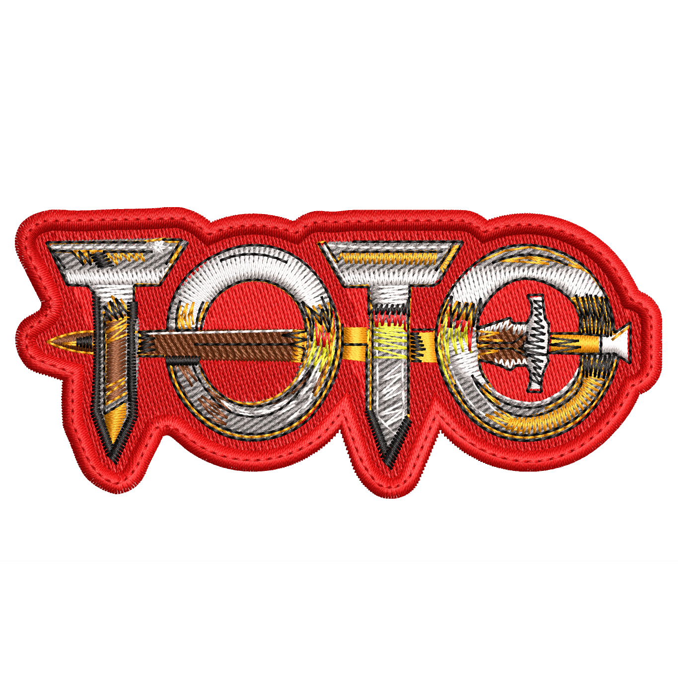 Parche Bordado TOTO Rock