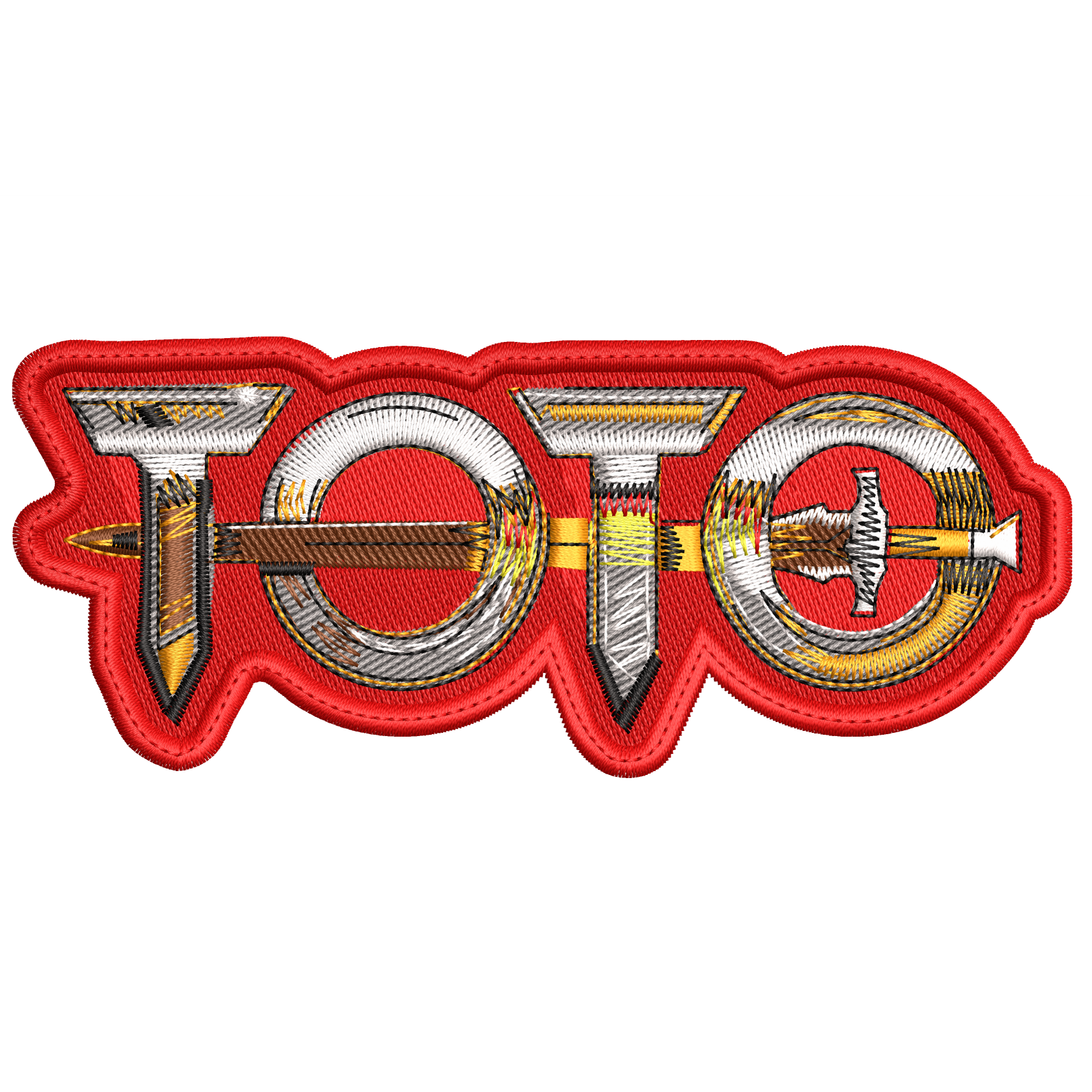 Parche Bordado TOTO Rock