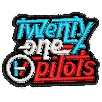 Parche Bordado TWENTY ONE PILOTS Rock Alternativo