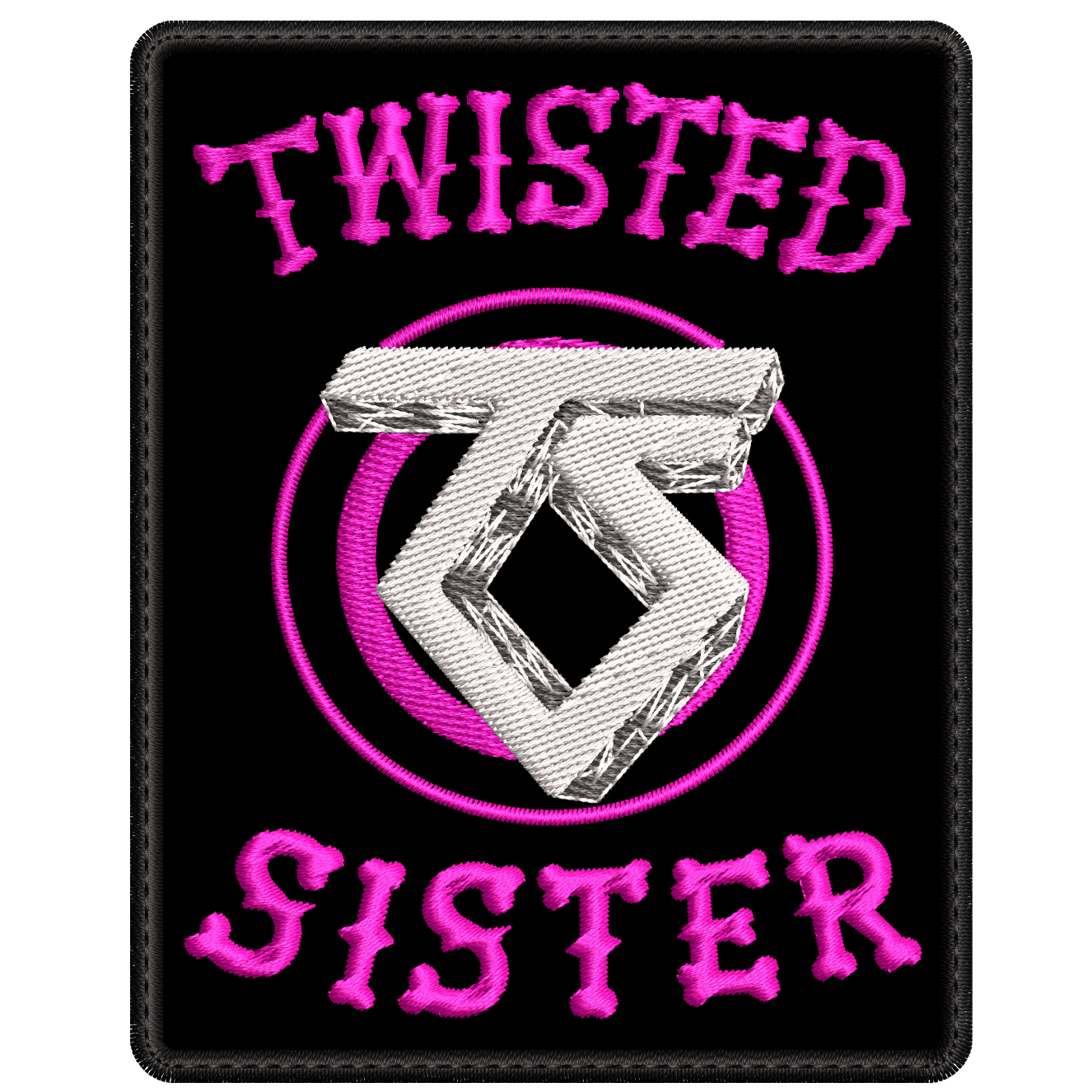 Parche Bordado TWISTED SISTER Rock