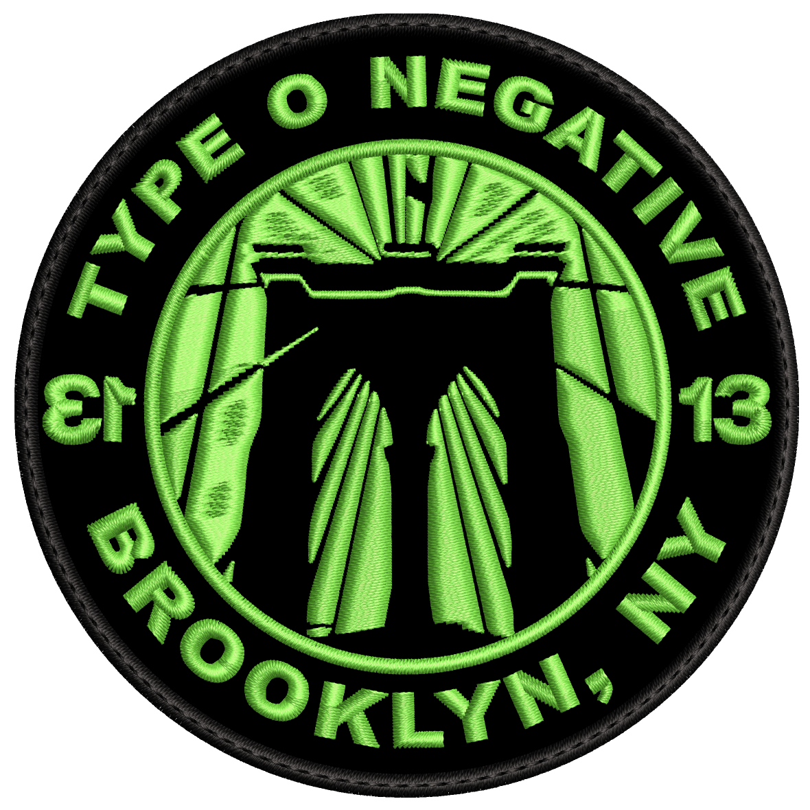 Parche Bordado TYPE O NEGATIVE Metal