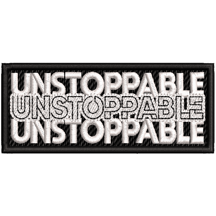 Parche Bordado UNSTOPPABLE