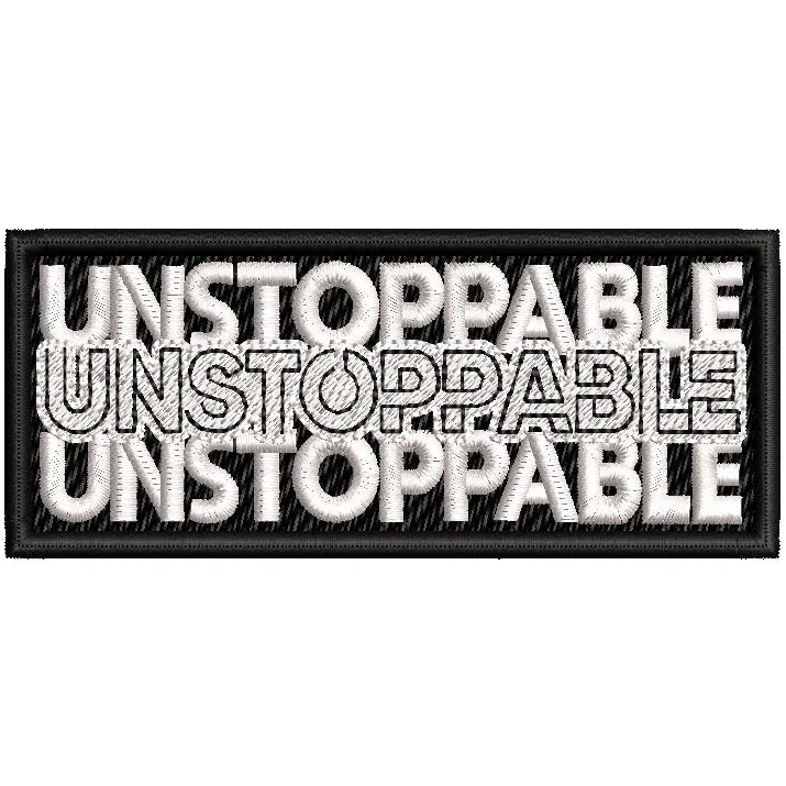 Parche Bordado UNSTOPPABLE