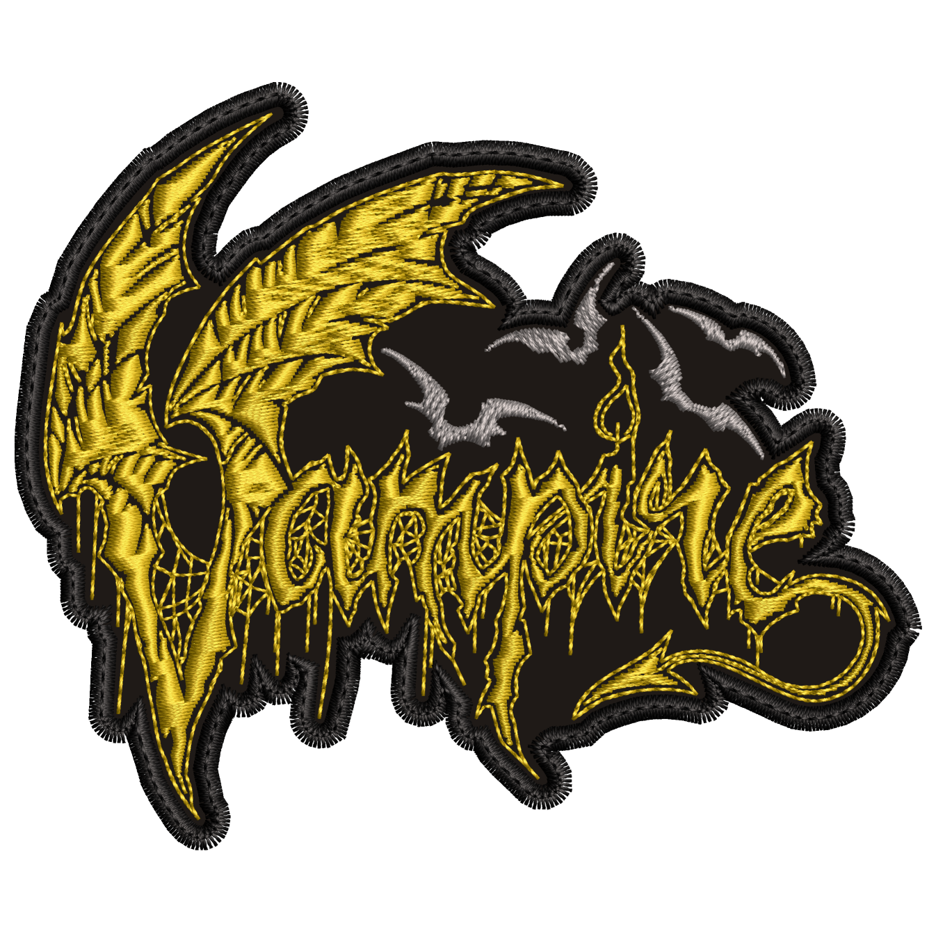 Parche Bordado VAPIRE Metal