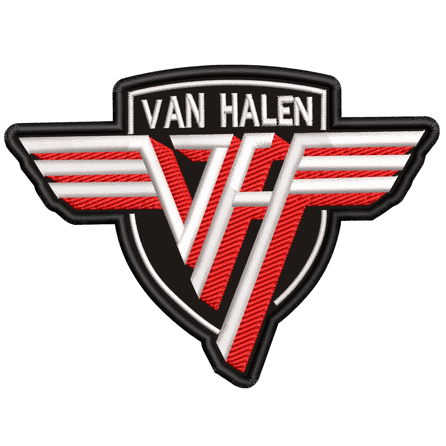Parche Bordado Mini VAN HALEN Rock