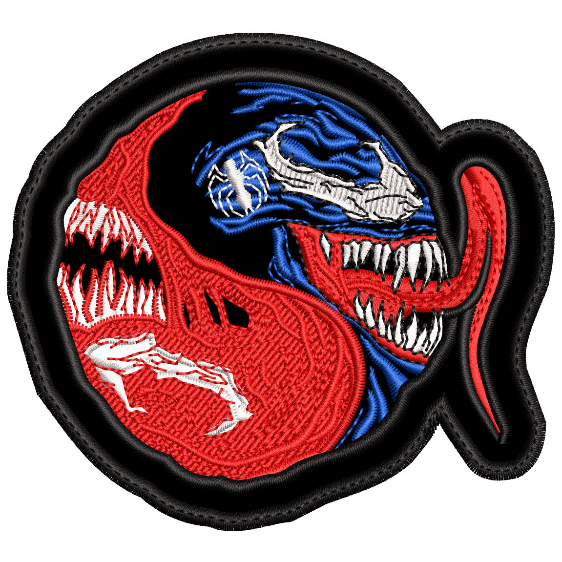 Parche Bordado VENOM Y CARNAGE Marvel Ying Yang