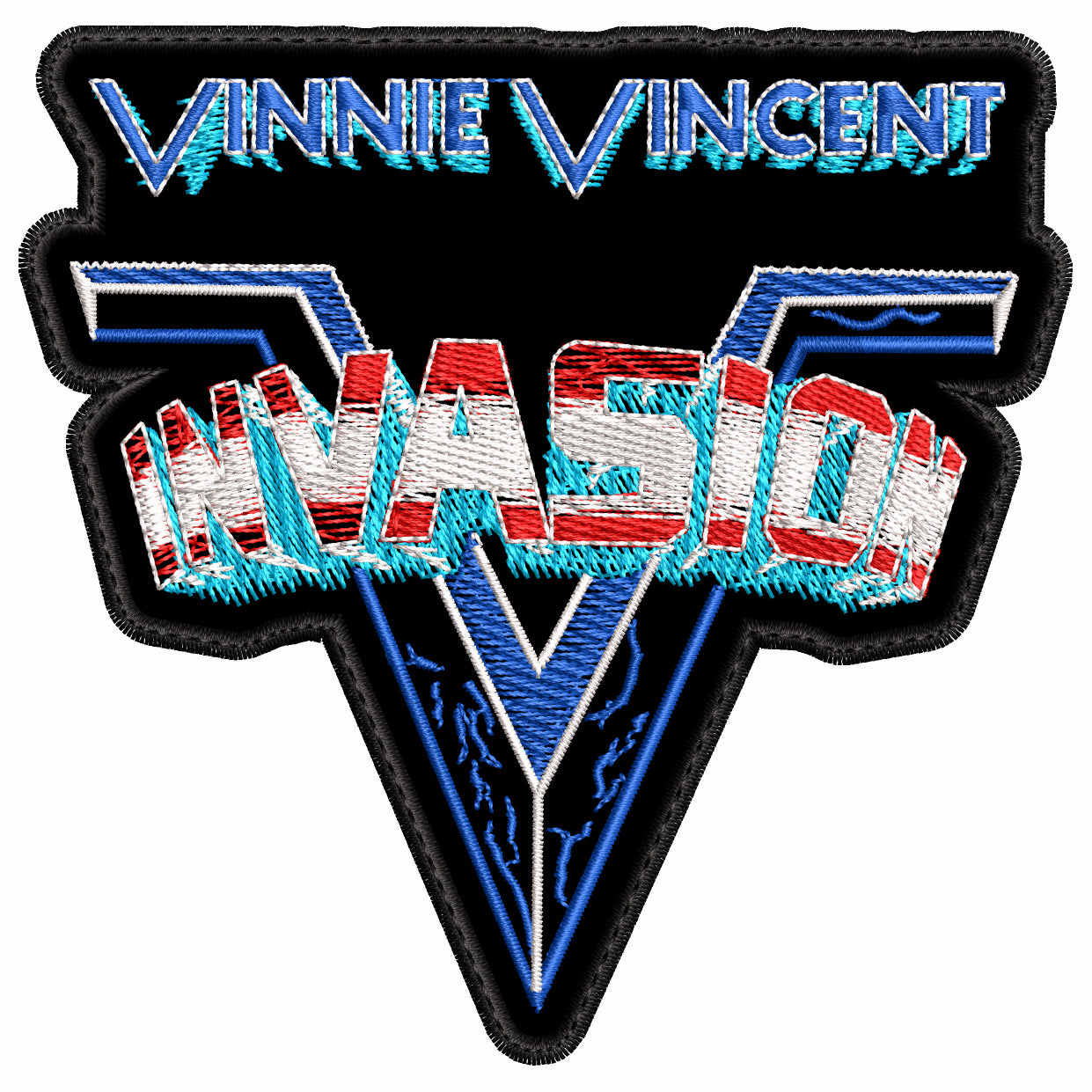 Parche Bordado VINNIE VINCENT Glam Metal
