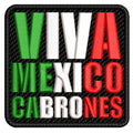 Parche Bordado VIVA MEXICO CABRONES