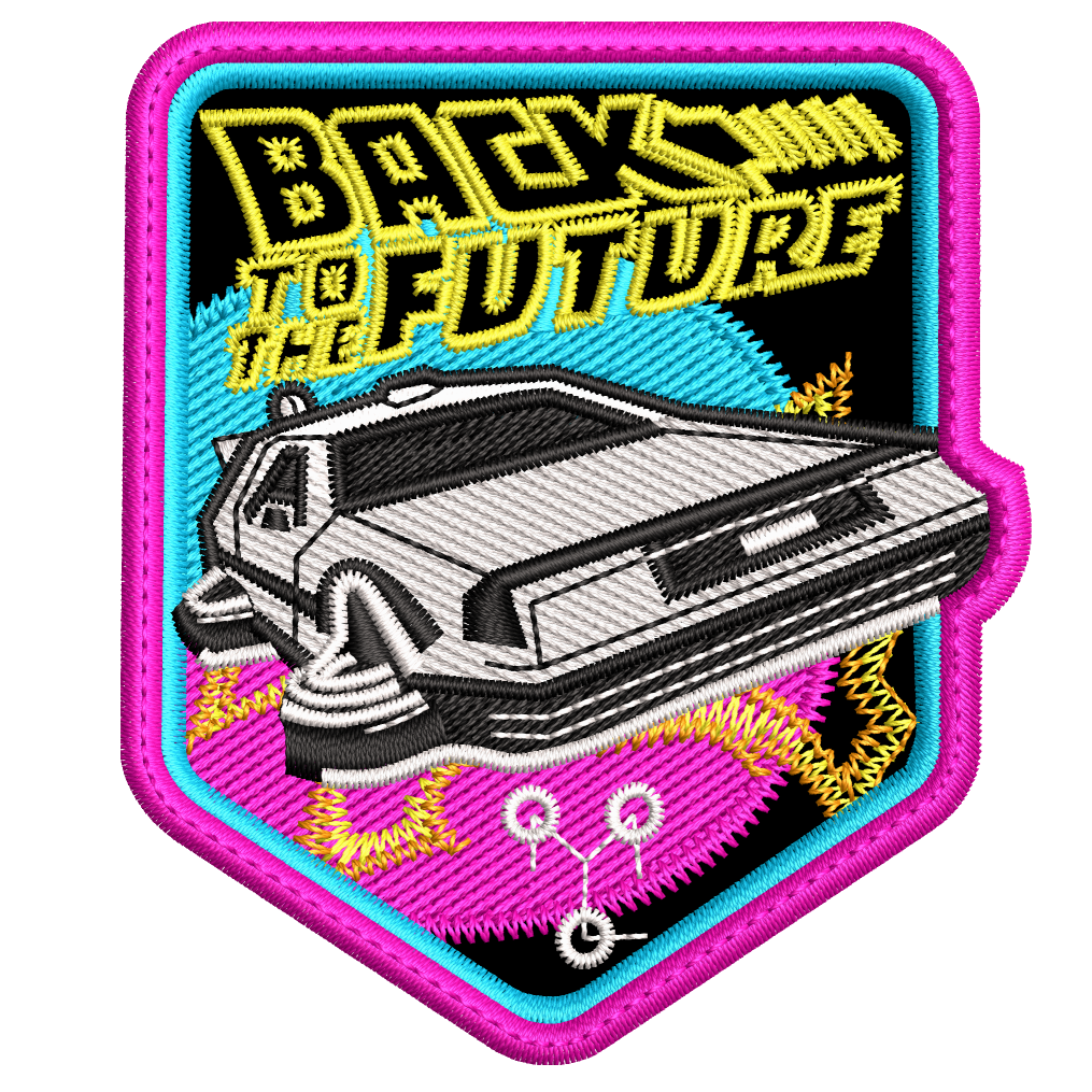Parche Bordado VOLVER AL FUTURO