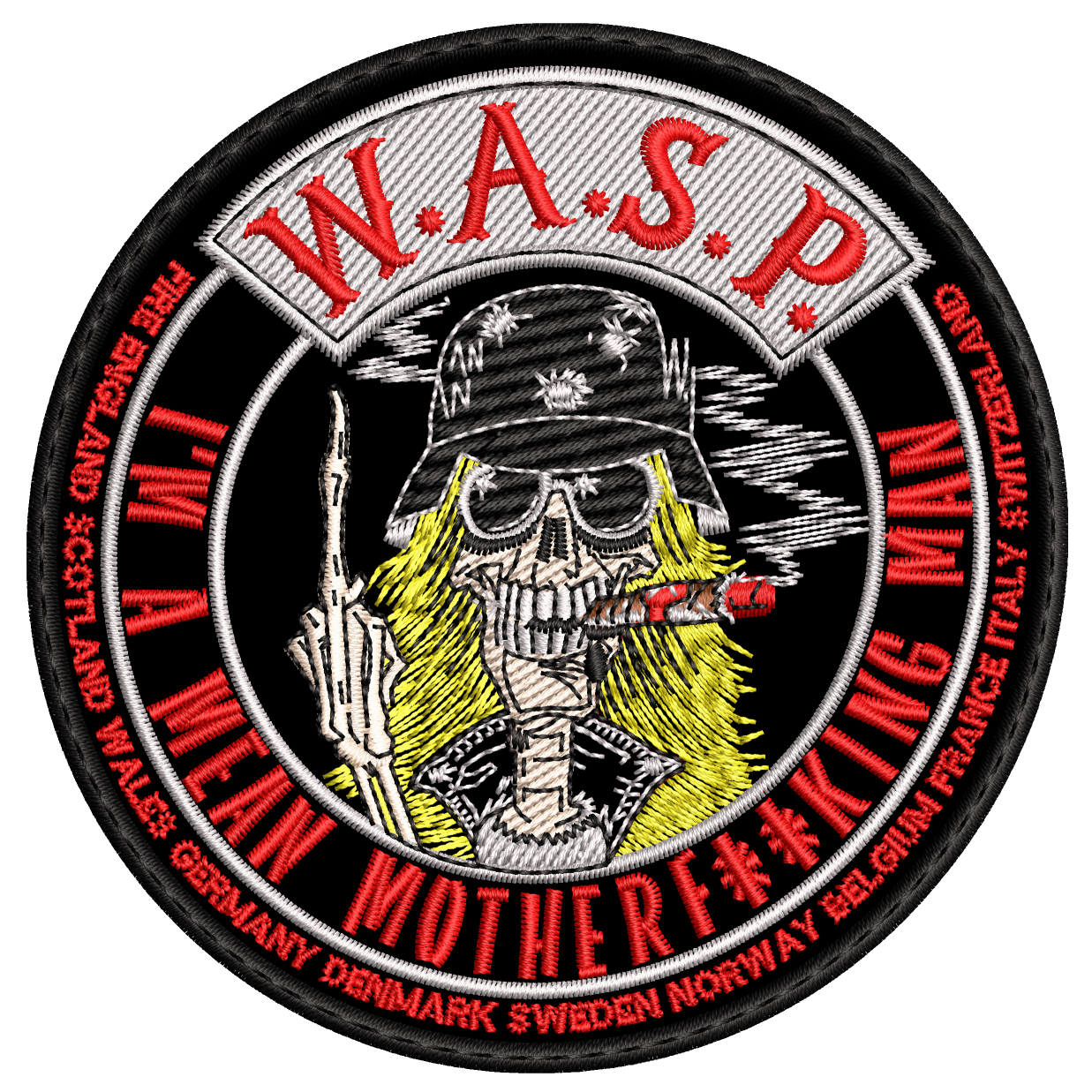 Parche Bordado W.A.S.P. Heavy Metal
