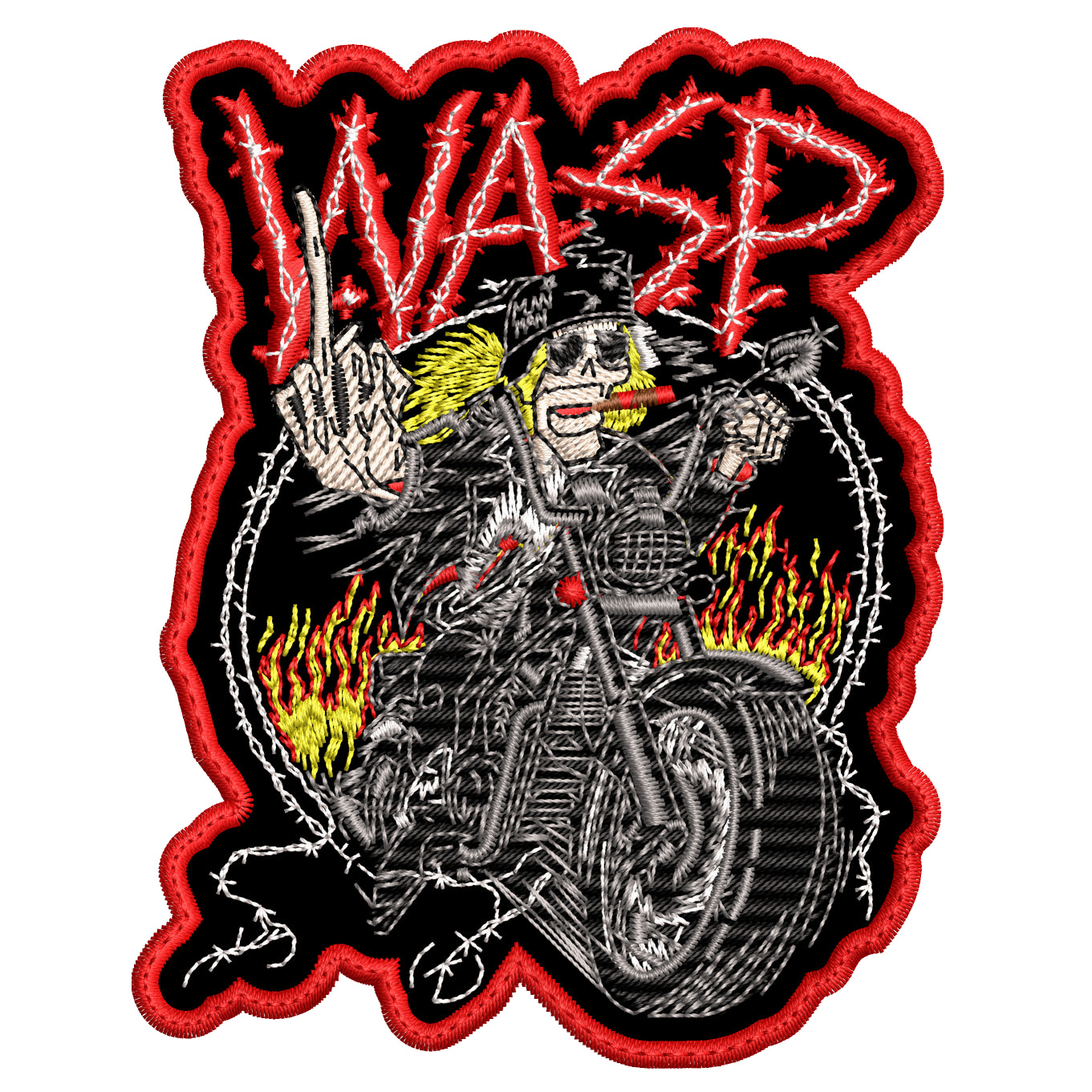 Parche Bordado W.A.S.P. Heavy Metal