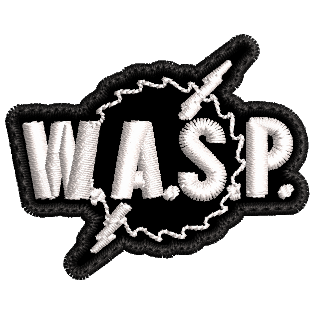 Parche Bordado Mini W.A.S.P. Heavy Metal