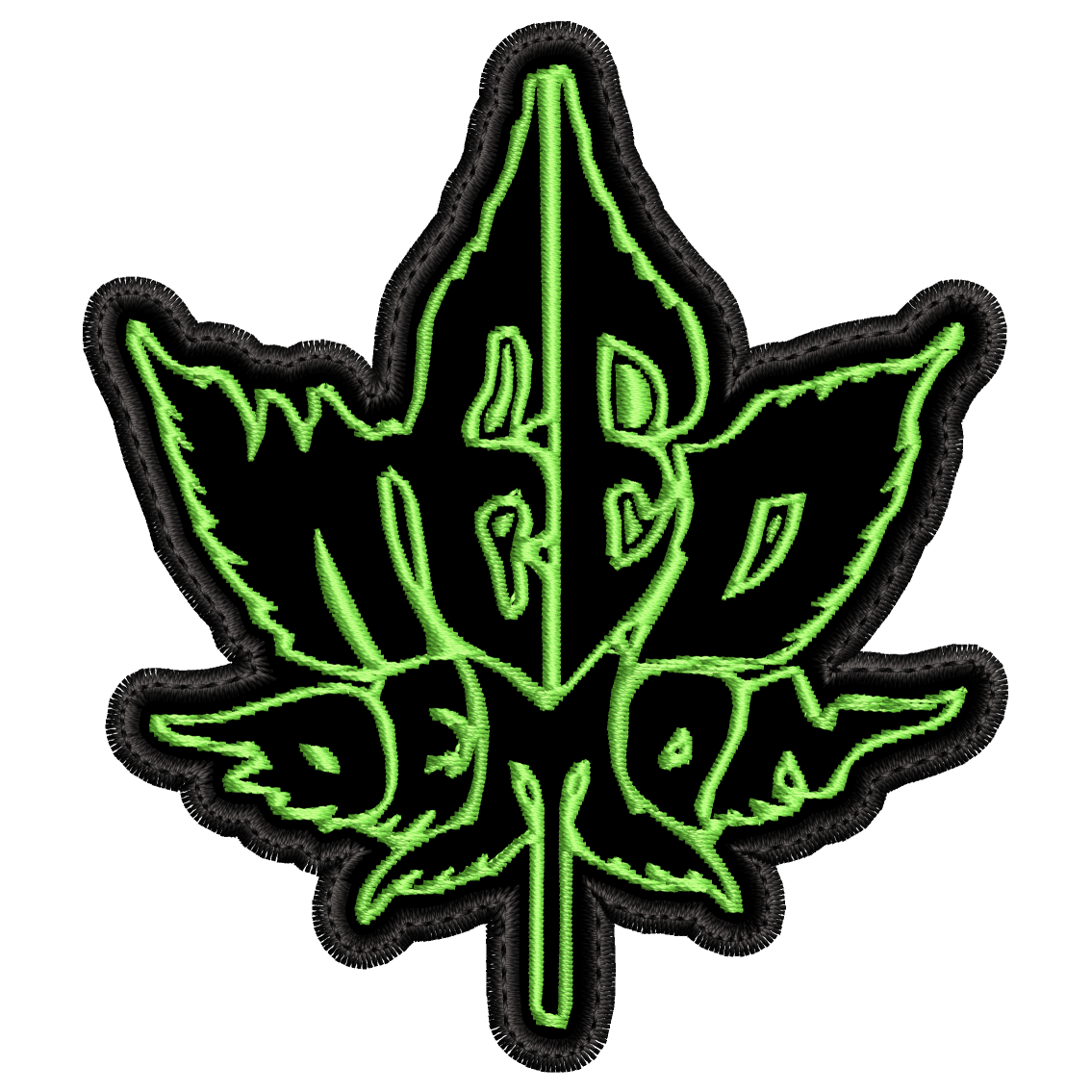 Parche Bordado WEED DEMON