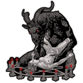 Espaldera Bordada WEREGOAT Black/Death Metal