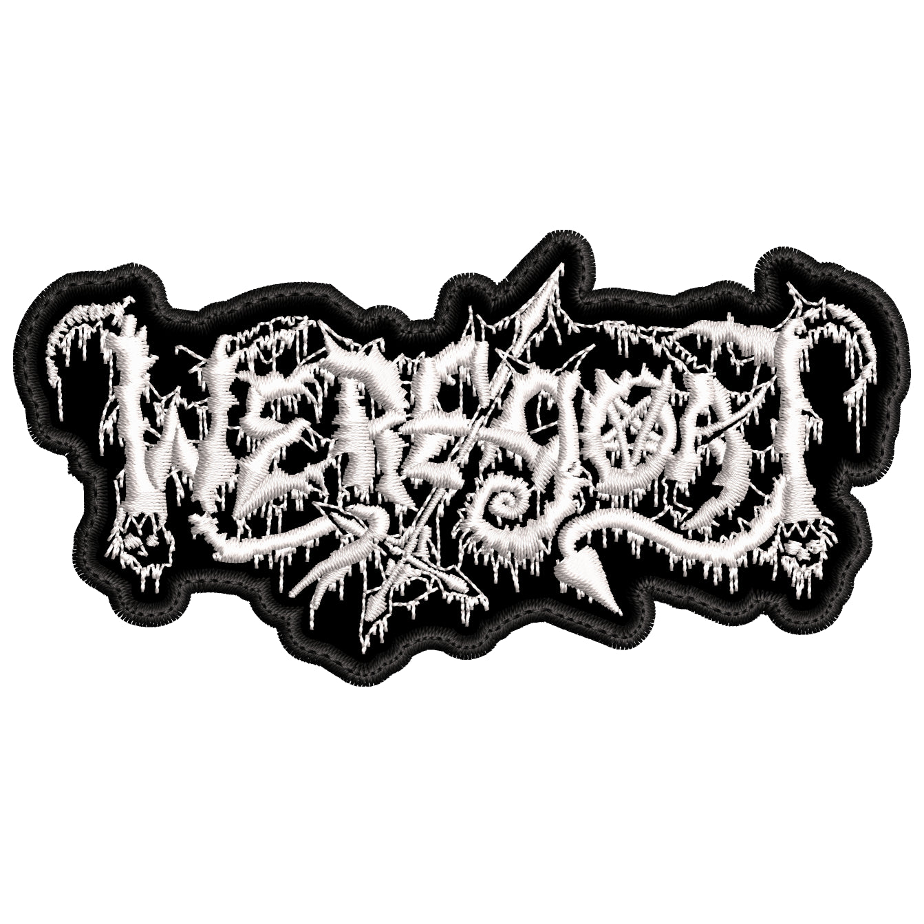 Parche Bordado WEREGOAT Black/Death Metal