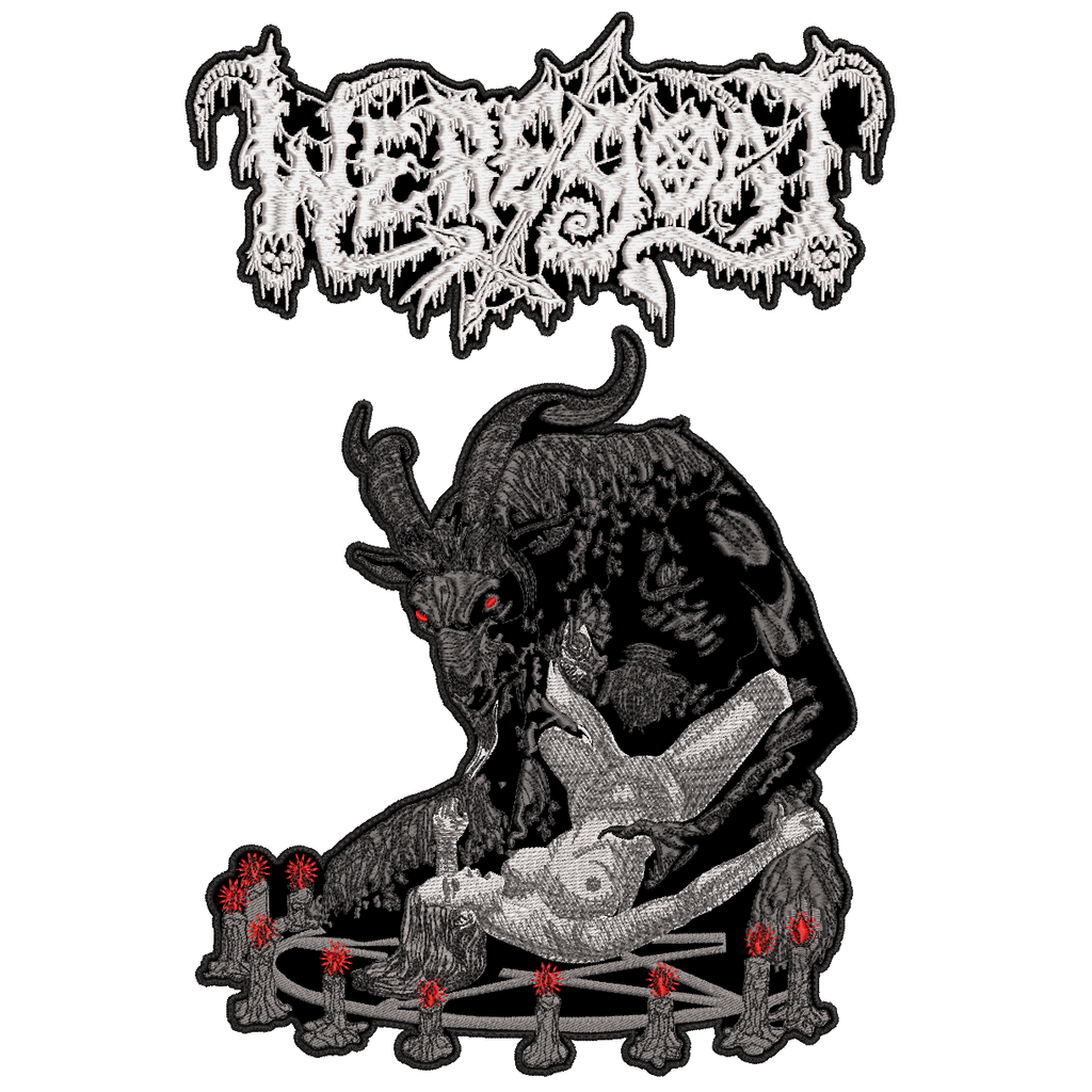 Espaldera Bordada WEREGOAT Black/Death Metal