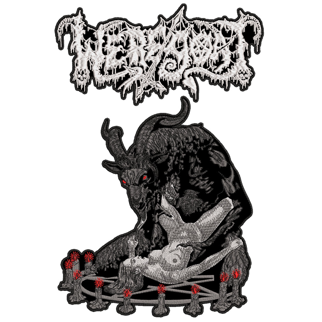 Espaldera Bordada WEREGOAT Black/Death Metal