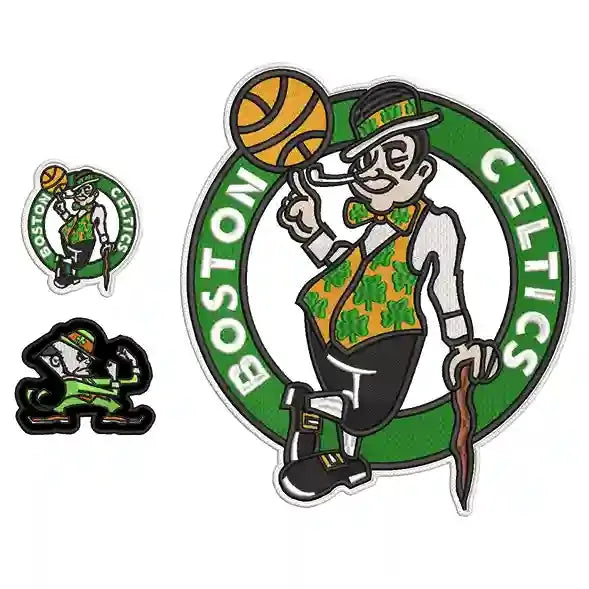 Pack Parches Bordados BOSTON CELTICS