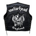 Chaleco de piel original más espaldera bordada MOTORHEAD B Heavy Metal
