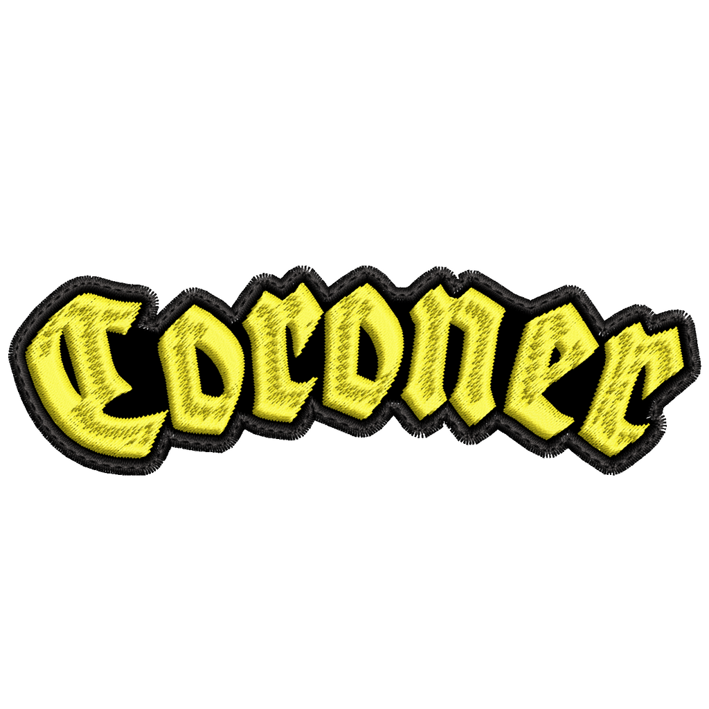 Parche Bordado CORONER Thrash Metal