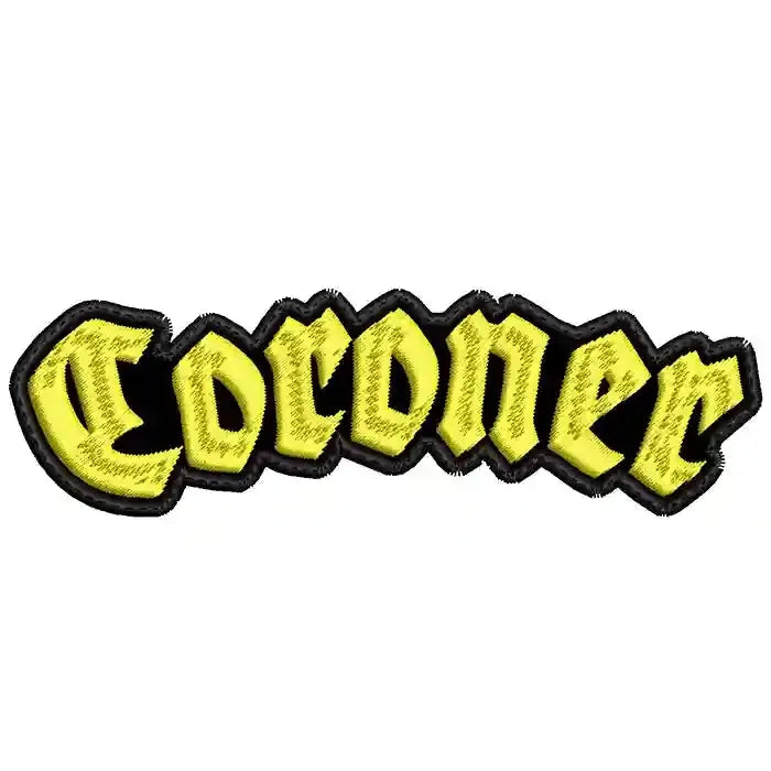 Parche Bordado Mini CORONER Thrash Metal