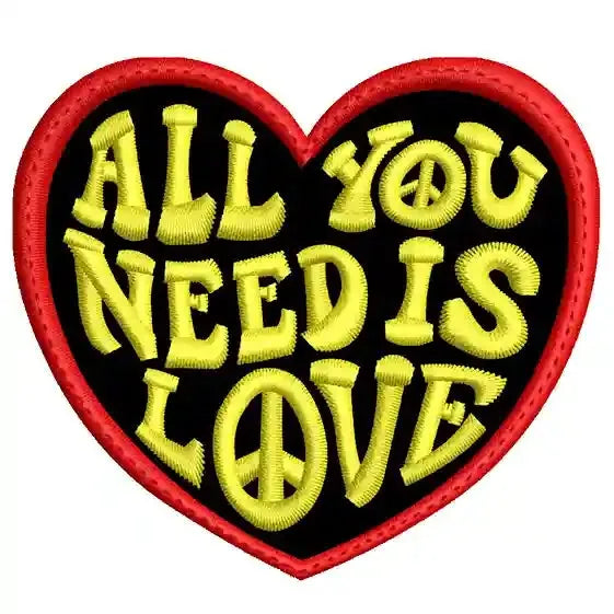 Parche Bordado ALL YOU NEEDIS LOVE The Beatles