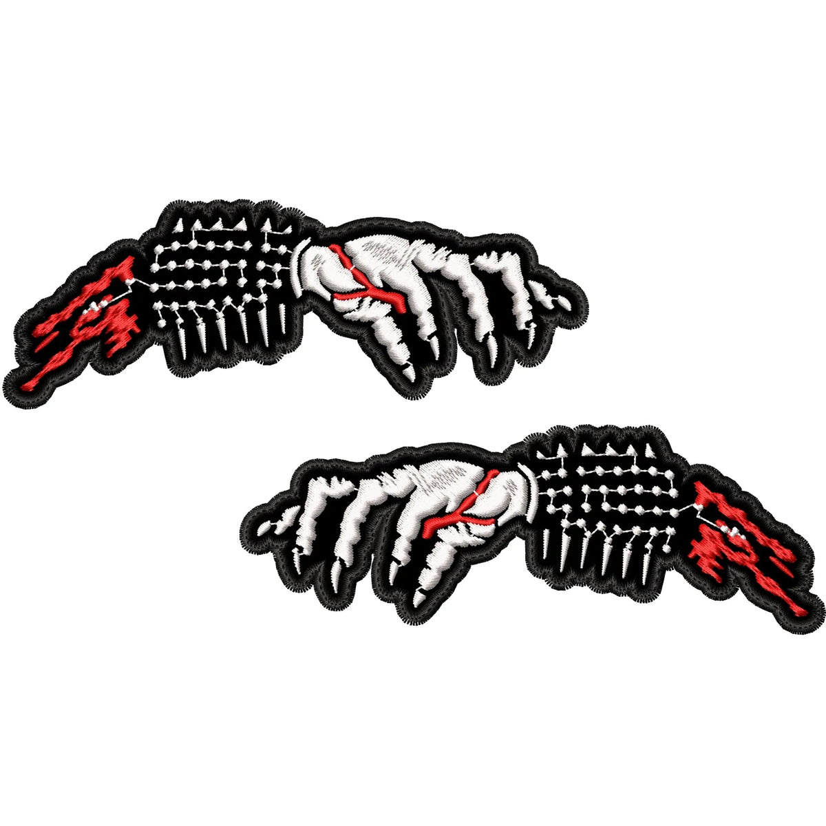 Pack Parches Bordados POWER FROM HELL Thrash Metal