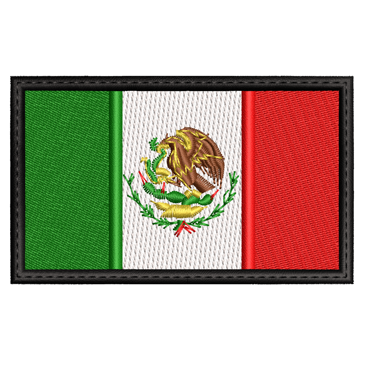 Pack Parches Bordados Mini BANDERA MEXICO