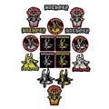 Pack Parches Bordados BATHORY Goat Black Metal