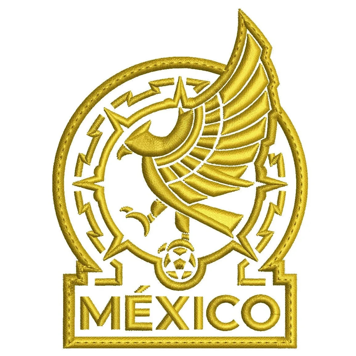 Parche Bordado ESCUDO SELECCION MEXICANA